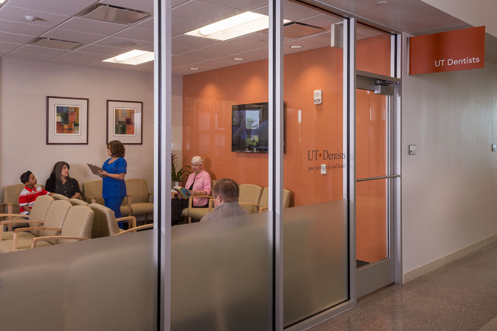 Image of Patients in lobby of UT Dentists